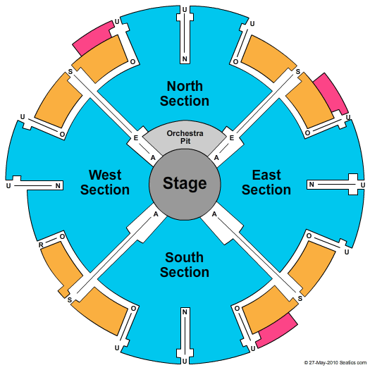 UC Davis Health Pavilion Center Stage Seating Chart